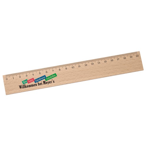 Wooden ruler 20 cm Wooden ruler 20 cm