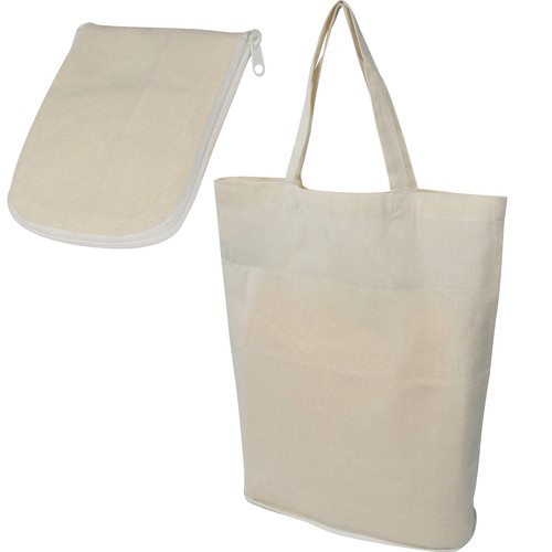 Shopping bag pieghevole in cotone