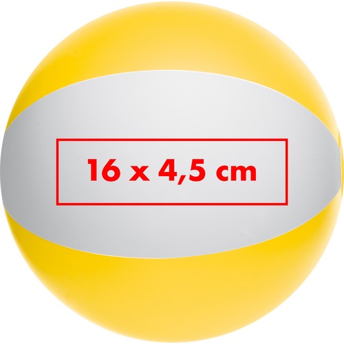 Bicoloured beach ball Bicoloured beach ball