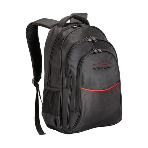 1680D polyester laptop backpack with 3 pockets