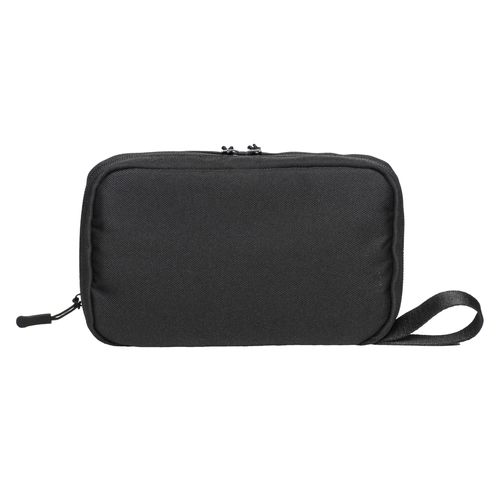 Tech organizer made of R-PET 900D with inside pockets and zipper closure