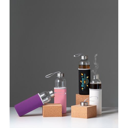 RAISE. Bouteille de sport en verre et acier inoxydable 520 mL RAISE. Bouteille de sport en verre et acier inoxydable 520 mL
