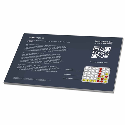 4-in-a-Row - Set - individual - digital printing 4/0-c 4-in-a-Row - Set - individual - digital printing 4/0-c