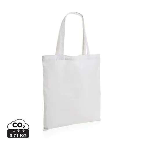 Impact AWARE™ gerecycled katoenen draagtas 145gsm
