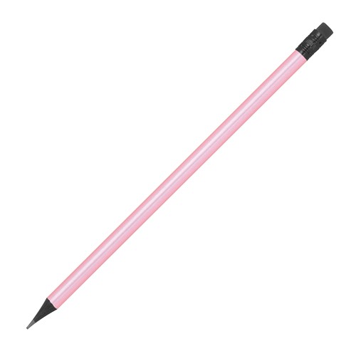 Pencil with eraser in metallic colors JAMES Pencil with eraser in metallic colors JAMES