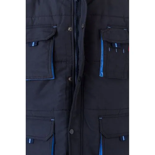 VL NERGAL. Padded vest, two-tone, multi-pocket (120g/m²), in polyester (100%)