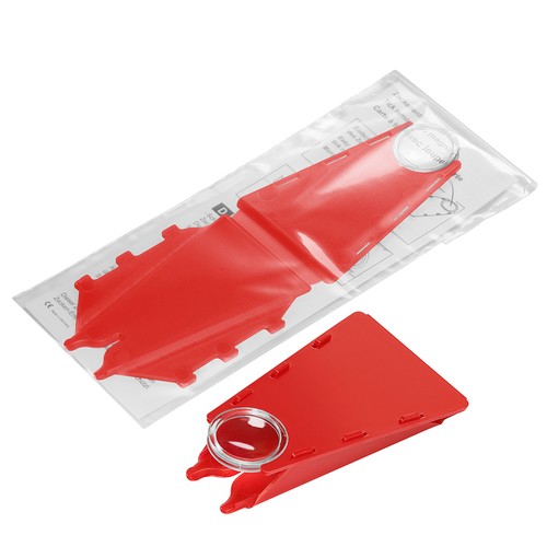 Tick remover with magnifier, foldable