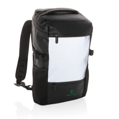 PU high visibility easy access 15.6" laptop backpack PU high visibility easy access 15.6" laptop backpack