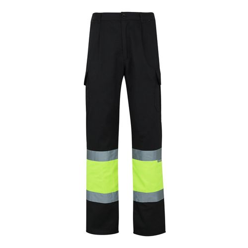 VL POSEIDON LARGE. Pantalón de sarga multibolsillos bicolor (210 g/m²), en algodón (20 %) y poliéster (80 %)