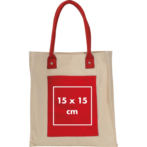 Torba płócienna z długimi uszami 320 g/m2 Torba płócienna z długimi uszami 320 g/m2