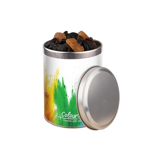 Medium round tin, 0.9 liters
