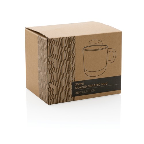 Taza de cerámica esmaltada 360ml. Taza de cerámica esmaltada 360ml.