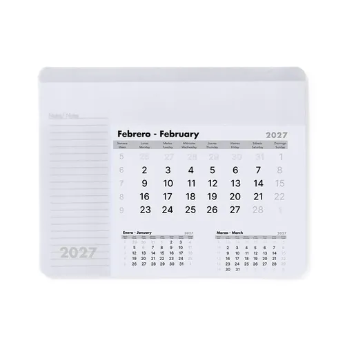 Alfombrilla Calendario Rendux