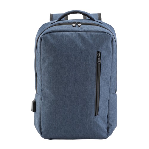 300D Polyester laptop backpack with 3 pockets. Laptop principal pocket and side pocket 300D Polyester laptop backpack with 3 pockets. Laptop principal pocket and side pocket