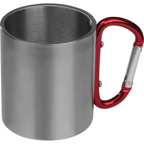 Tasse en métal avec mousqueton Tasse en métal avec mousqueton