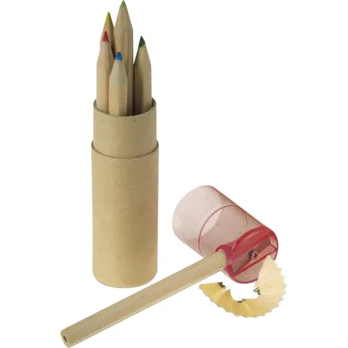 ABS and cardboard tube with pencils Libbie ABS and cardboard tube with pencils Libbie
