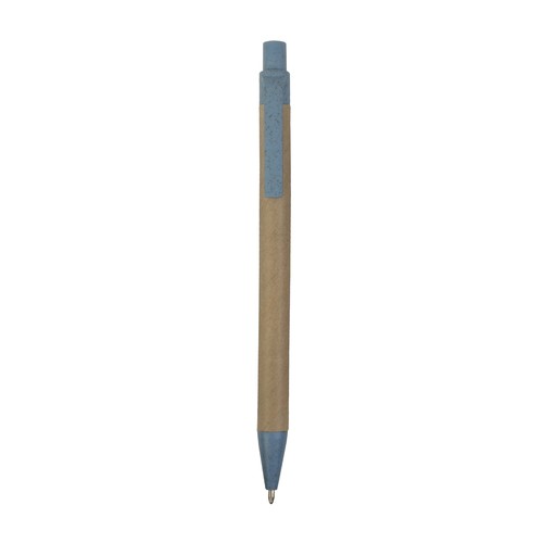 Stylo à déclic en papier recyclé avec détails en paille de blé (50%) et PP (50%) Stylo à déclic en papier recyclé avec détails en paille de blé (50%) et PP (50%)