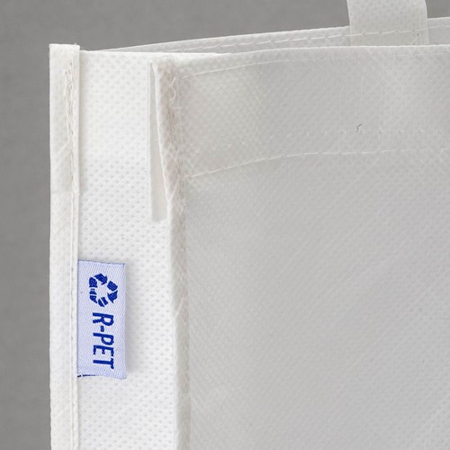 80 g/m2 R-pet shopping bag , with 65 cm long handles and gusset 80 g/m2 R-pet shopping bag , with 65 cm long handles and gusset