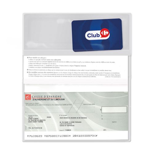 cheque book holder
