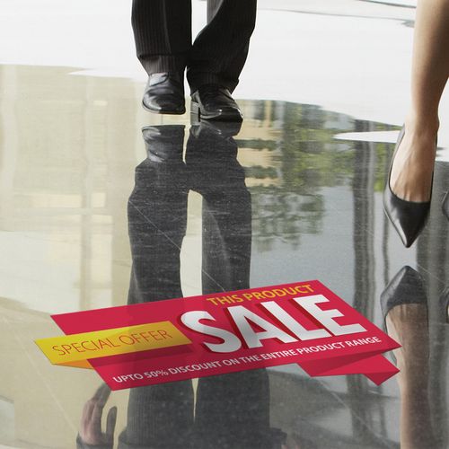 Floor Sticker Long Term, 750-1200 cm2 Floor Sticker Long Term, 750-1200 cm2
