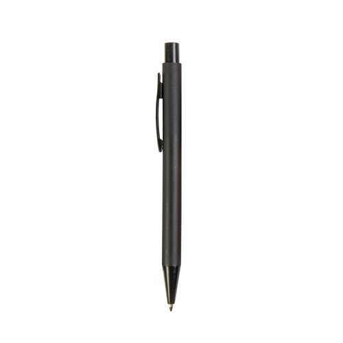 Penna a scatto in plastica con clip in metallo Penna a scatto in plastica con clip in metallo