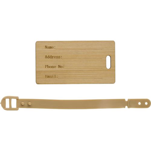 Bamboo luggage tag Shawn Bamboo luggage tag Shawn