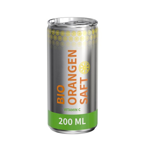Bio Jus d'Orange , 200 ml Fullbody transp. (brillant)