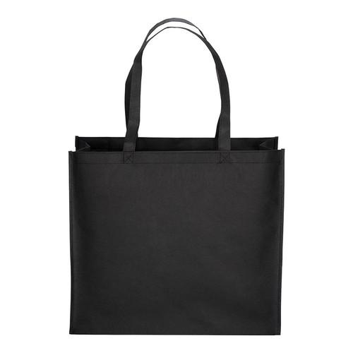 80g/m2 R-pet shopping bag with long handles and gusset