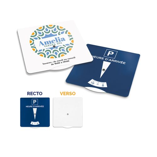 CARDBOARD PARKING DISC 15x15cm CARDBOARD PARKING DISC 15x15cm