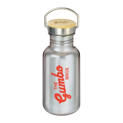 Bouteille de voyage - Couvercle en bambou (500ml) *