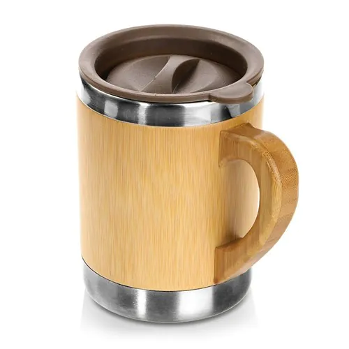 Bambusowy kubek termiczny 300 ml | Kol Bambusowy kubek termiczny 300 ml | Kol