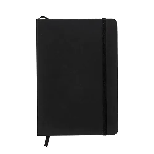 Cahier avec couverture en PU. Feuilles pointillées sur papier blanc (80 pages)