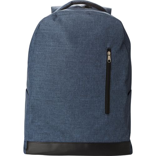 Polyester rPET (600D) backpack Celeste