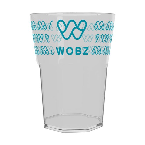 Personalised "Fresh" mojito glass - 1 color screen printing