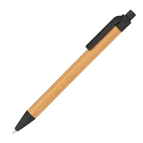 Stylo à bille en paille de blé et bambou Stylo à bille en paille de blé et bambou