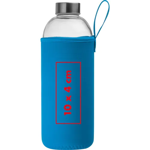 1000 ml glass bottle with neoprene sleeve