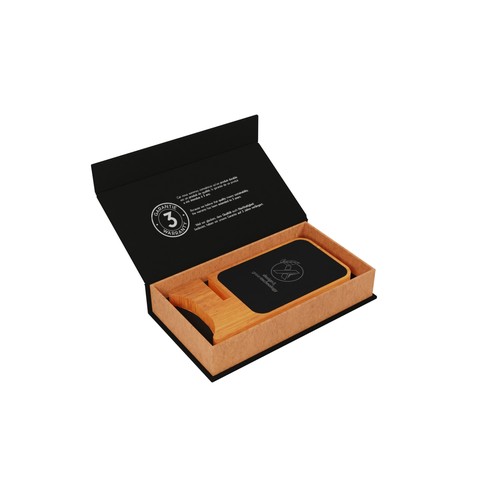 wireless charger 15W FSC® 100% Bamboo