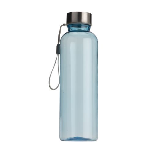 Gourde en tritan transparent avec bouchon en métal (500 ml). Sans BPA