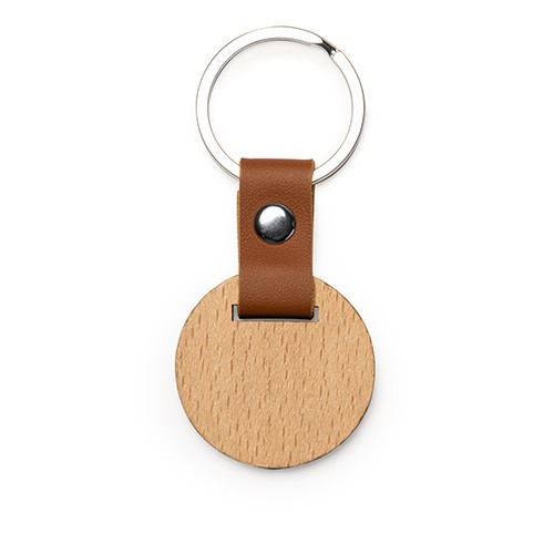 Keychain in faux leather. Darmstadtio