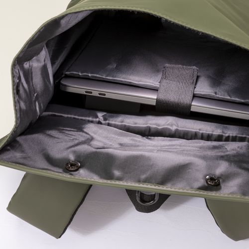 Recycled water-resistant Soft PU (15") backpack
