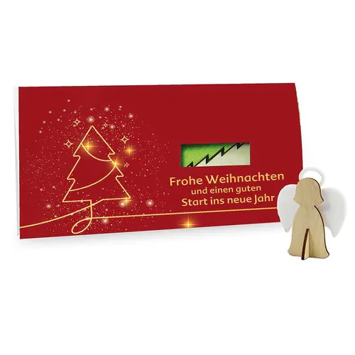 Felt Christmas-card - standard design - angel