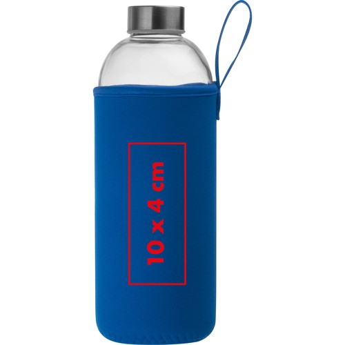 1000 ml glass bottle with neoprene sleeve