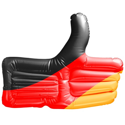 Inflatable thumb "Germany" Inflatable thumb "Germany"