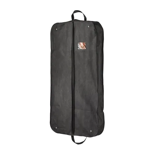 80 g/m2 non-woven fabric garment bag for travelling with external compartment 80 g/m2 non-woven fabric garment bag for travelling with external compartment