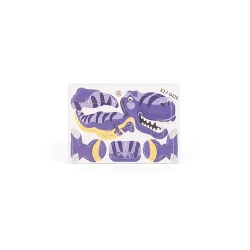 DINOSAURUS. 3D puzzle in paper and EVA in the shape of a dinosaur DINOSAURUS. 3D puzzle in paper and EVA in the shape of a dinosaur