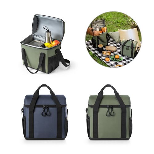 ROMA M. Padded cooler bag in recycled polyester 600D ripstop 11 L ROMA M. Padded cooler bag in recycled polyester 600D ripstop 11 L