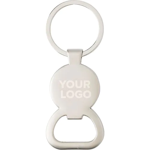 Porte-clés en métal avec décapsuleur Soren Porte-clés en métal avec décapsuleur Soren