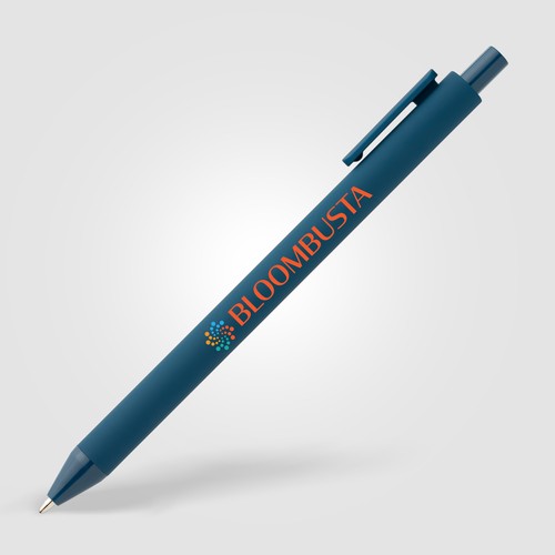 Bloom Recycled Plastic Retractable Soft Touch Pen Bloom Recycled Plastic Retractable Soft Touch Pen