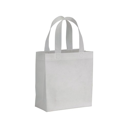 80 g/m2 non-woven fabric mini shopping bag with gusset and short handles 80 g/m2 non-woven fabric mini shopping bag with gusset and short handles