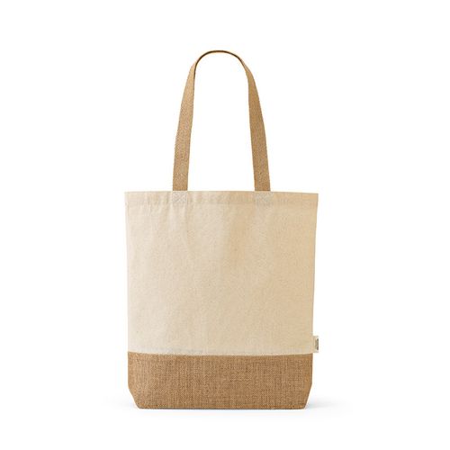 Shopper Puncak in cotone riciclato 180 gsm e juta 275 gsm Shopper Puncak in cotone riciclato 180 gsm e juta 275 gsm